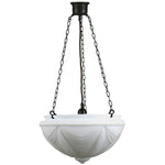 3 Chain Suspension Pendant Light With 14" Empire