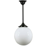 Single Rod Pendant Light With 10" Sphere