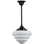 Single Rod Pendant Light With Beehive 10"