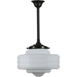 Single Rod Pendant Light With Detroit 14"