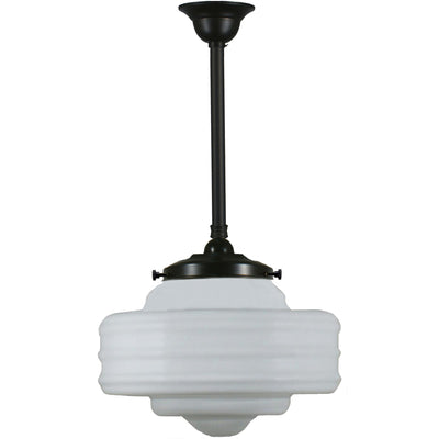 Single Rod Pendant Light With Detroit 14"