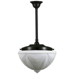 Single Rod Pendant Light With 14" Empire