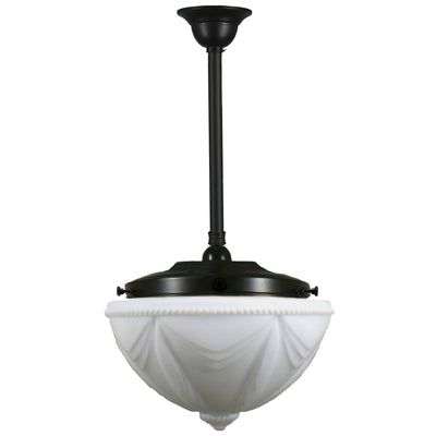 Single Rod Pendant Light With 14" Empire