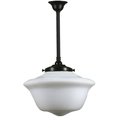 Single Rod Pendant Light With 16" Victorian