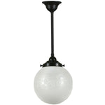 Single Rod Pendant Light With 8" Sheffield
