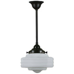 Single Rod Pendant Light With Detroit 8"