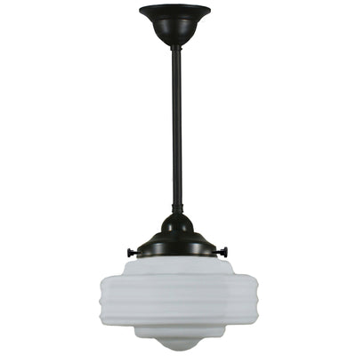 Single Rod Pendant Light With Detroit 8"