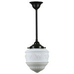 Single Rod Pendant Light  With 8" Senator