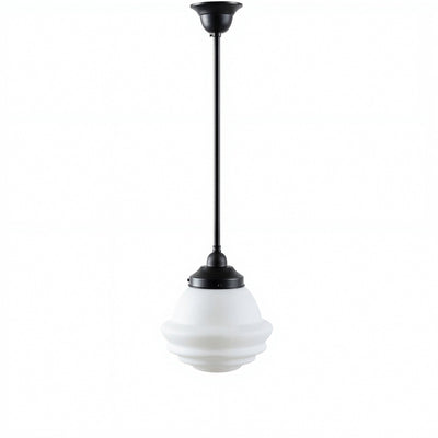 Single Rod Pendant Light With Parkville 9"