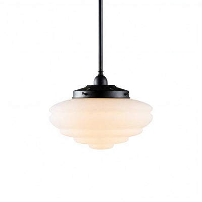 Single Rod Pendant Light With Chateau