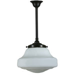 Single Rod Pendant Light With 14" Lincoln