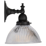 Koscina Wall Light Patina Black With Claredon Small Glass