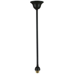 Rod Set 1/2", 3/4" in Patina Black, Brass or Chrome