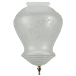 Cambridge Large Frost Etched Glass PB Suit 4 1/4" Gallery