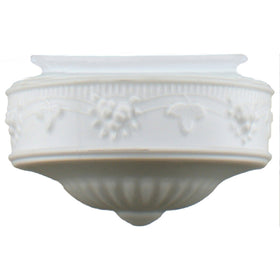Senator 17" Opal Matt Glass with beautiful design by Lode Lighting