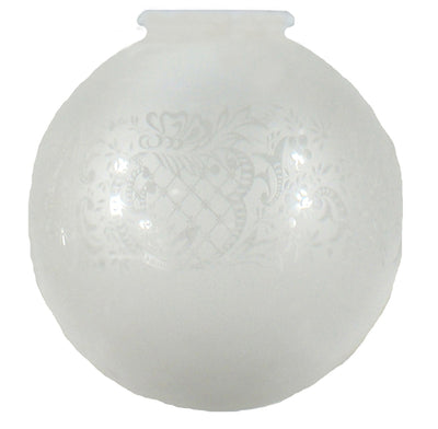 Sheffield 10" Sphere Etched Glass - 3090054