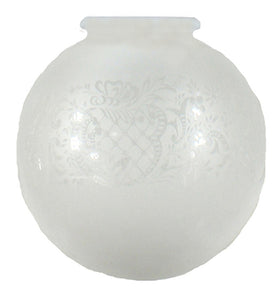 Sheffield 8" Sphere Etched Glass - 3090057