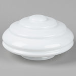 Chateau Glass Shade 6 1/4" Opal Gloss by Lode Lighting