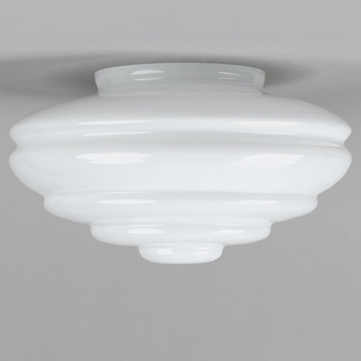 Chateau Glass Shade 6 1/4" Opal Gloss by Lode Lighting