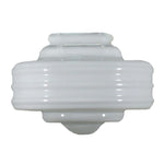 Detroit Large Glass 6 1/4" Fitter Opal Gloss by Lode Lighting
