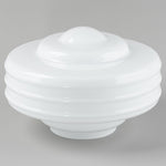 Detroit Large Glass 6 1/4" Fitter Opal Gloss by Lode Lighting