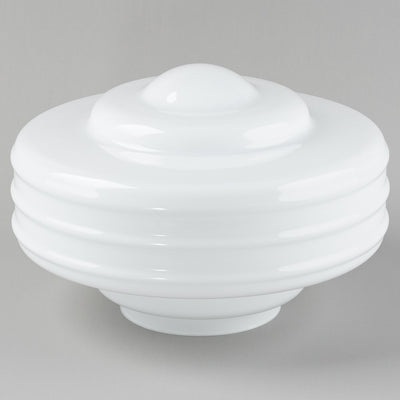 Detroit Large Glass 6 1/4" Fitter Opal Gloss by Lode Lighting