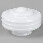 Detroit Small Glass Shade 4 1/4" Fitter Opal Gloss by Lode Lighting
