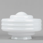 Detroit Small Glass Shade 4 1/4" Fitter Opal Gloss by Lode Lighting