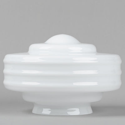 Detroit Small Glass Shade 4 1/4" Fitter Opal Gloss by Lode Lighting