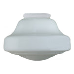 Lincoln Schoolhouse Shade 6 1/4" Fitter Opal Gloss by Lode Lighting