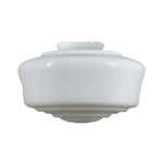 Moulins Glass Shade 4 1/4" Fitter Opal Gloss by Lode Lighting