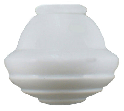 Parkville Glass Shade 9 4 1/4" Fitter Opal Matt by Lode Lighting