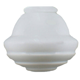 Parkville Glass Shade 9 4 1/4" Fitter Opal Matt by Lode Lighting