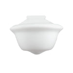 Victorian 16 Schoolhouse Shade 6 1/4" Fitter Opal Gloss by Lode Lighting