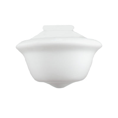 Victorian 16 Schoolhouse Shade 6 1/4" Fitter Opal Gloss by Lode Lighting