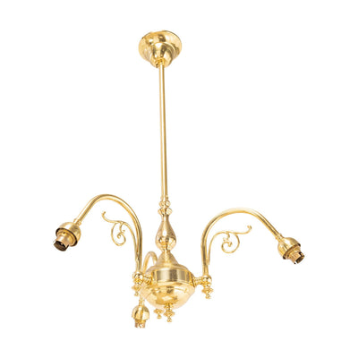 Victoriana 3 Light Pendant Frame Only by Lode Lighting