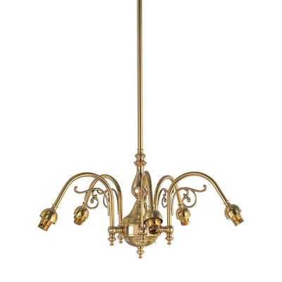 Victoriana 5 Light Pendant Frame Only by Lode Lighting