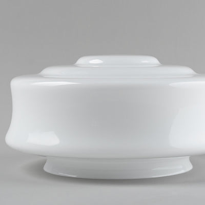 Elwood 12 Shade 8 1/4" Fitter Opal Gloss by Lode Lighting