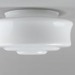 Elwood 12 Shade 8 1/4" Fitter Opal Gloss by Lode Lighting