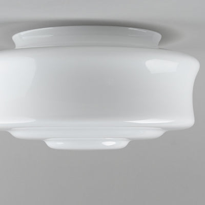 Elwood 12 Shade 8 1/4" Fitter Opal Gloss by Lode Lighting