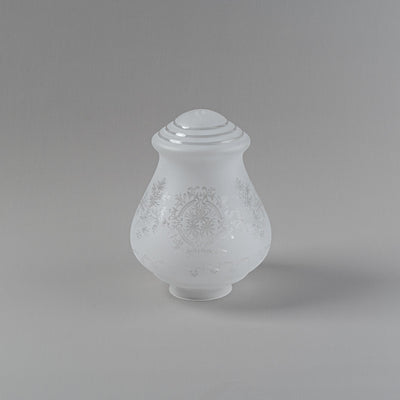 Cambridge Large Frost Etch Shade Glass Only No Finial by Lode Lighting