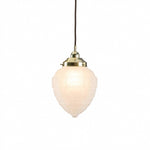Asheville With Cloth Cord Suspension - Polished Brass