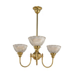 Luke 3Lt Pendant Arms Up Claredon Clear Shades by Lode Lighting