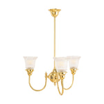 Luke 3Lt Pendant Arms Up Zipper 23 Clear Shades by Lode Lighting