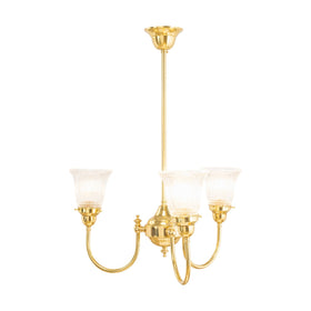 Luke 3Lt Pendant Arms Up Zipper 23 Clear Shades by Lode Lighting