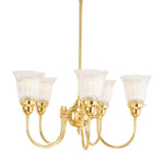 Luke 5Lt Pendant Arms Up Zipper 23 Clear Shades by Lode Lighting