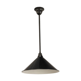 90mm Edwardian Black On Rod Set 1/2" by Lode Lighting