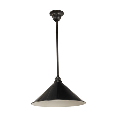 90mm Edwardian Black On Rod Set 1/2" by Lode Lighting