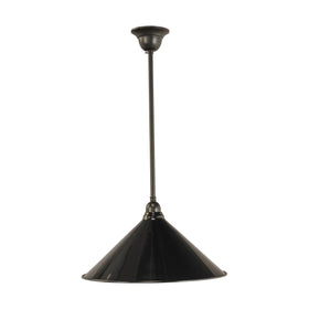 90mm Edwardian Black On Rod Set 1/2" by Lode Lighting