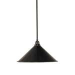 90mm Edwardian Black On Rod Set 1/2" by Lode Lighting